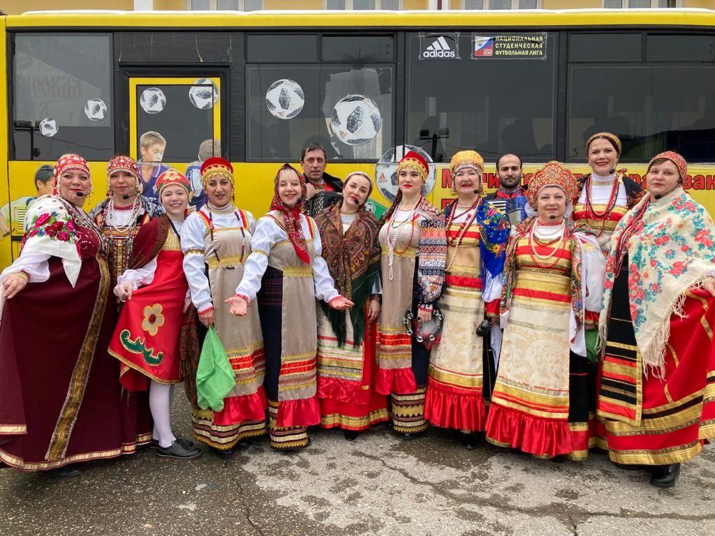 Народный хор русской песни «Волна» Республиканского дома народного творчества под руководством Маржаны Казакаевой принял участие в мероприятии, посвящённом празднованию Масленицы