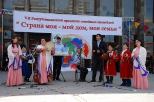 Семейный ансамбль Шахбановых   Ахтынский район, с. Джаба