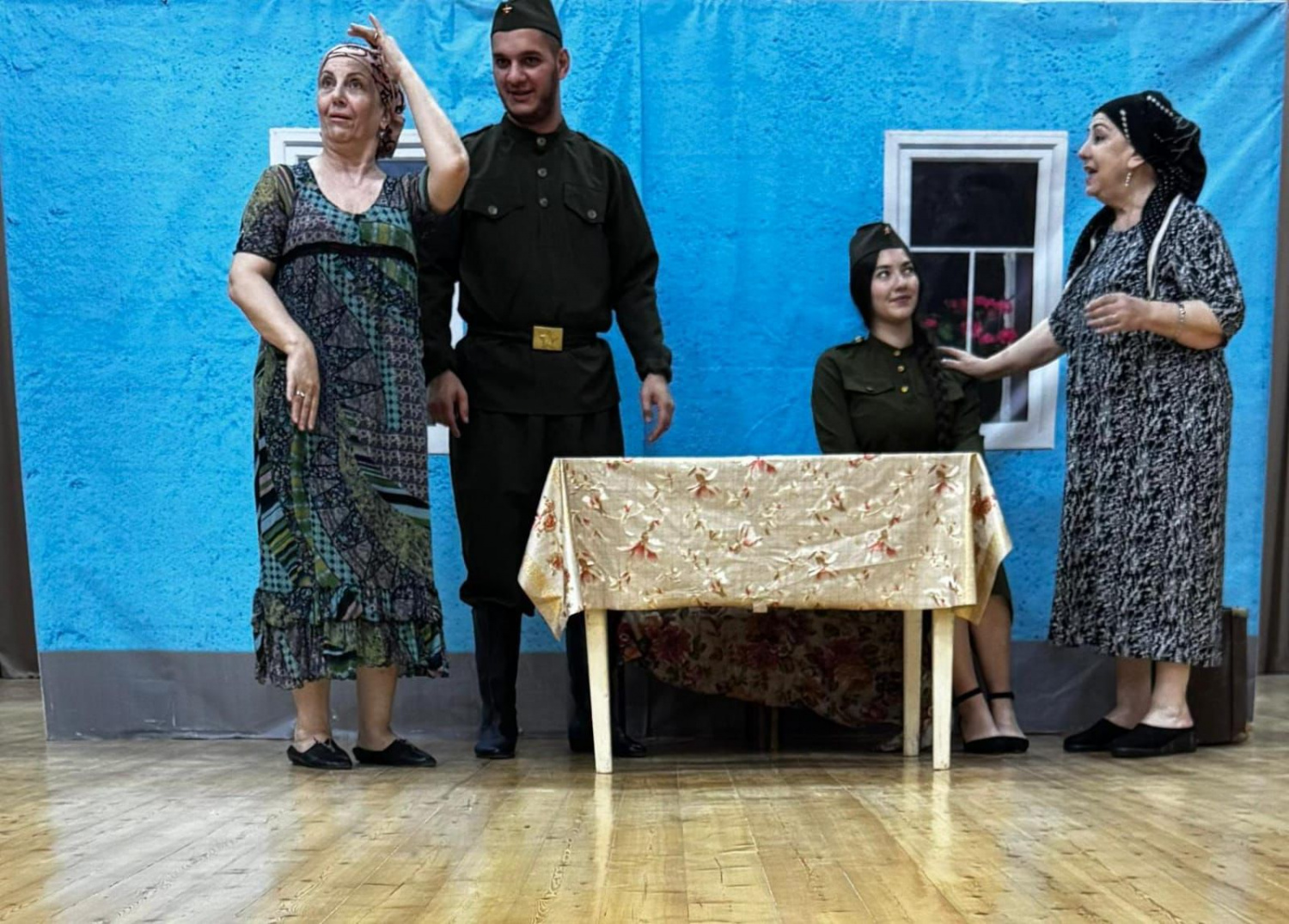 Народный театр села Эндирей (Хасавюртовский район) выступил на сцене местного Центра традиционной культуры