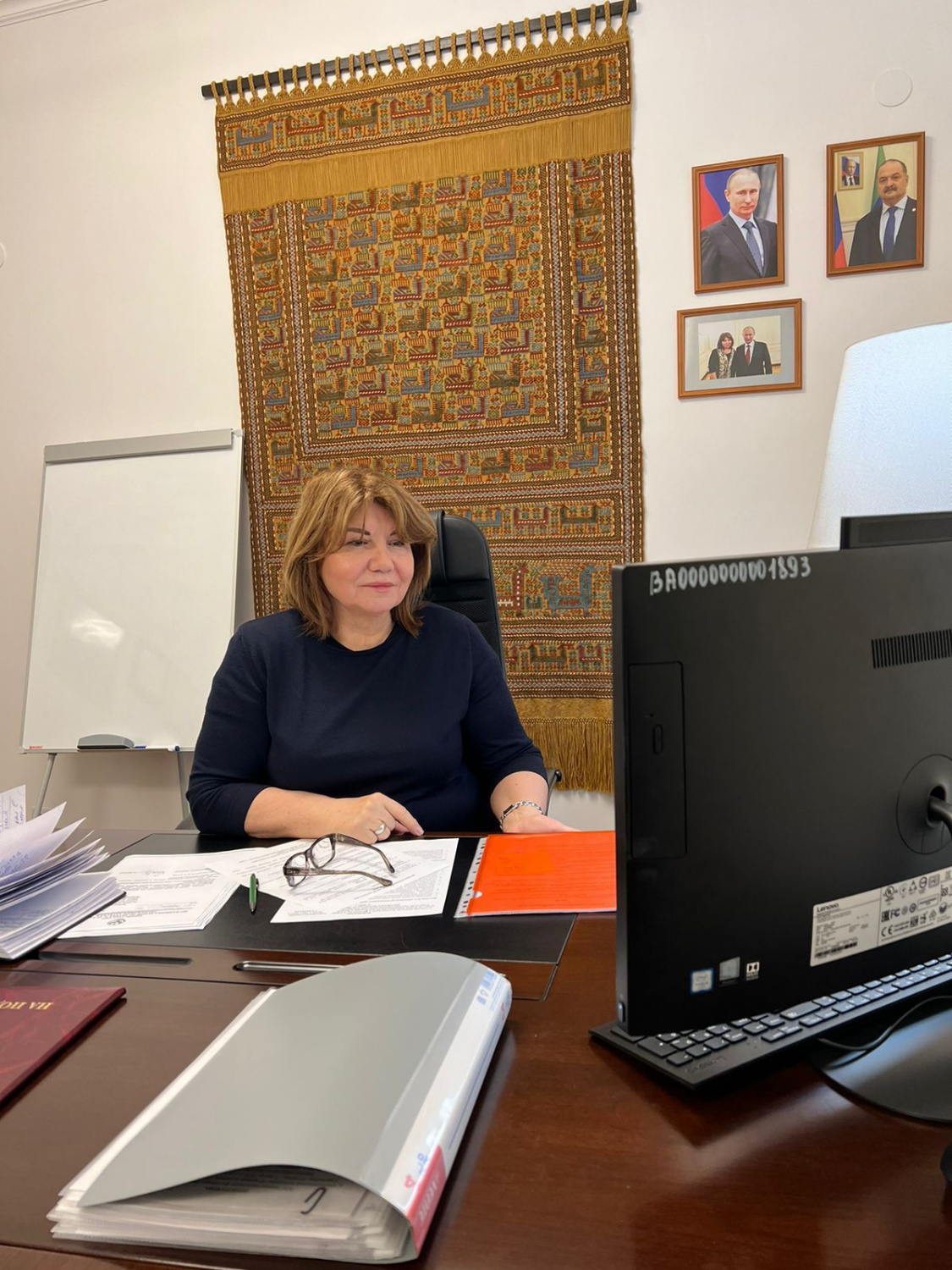 Замминистра культуры РД Республиканского дома народного творчества Марита Мугадова приняла участие в заседании Рабочей группы в формате ВКС 